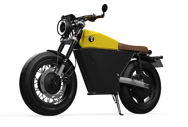 موتور سیکلت برقی با طرح Café Racer ، موتور برقی 