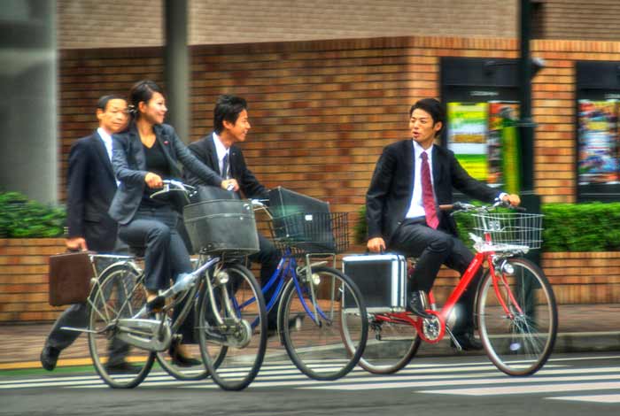 دوچرخه ژاپنی ماماچاری ، دوچرخه سواری 