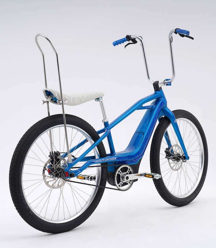 دوچرخه برقی آبی