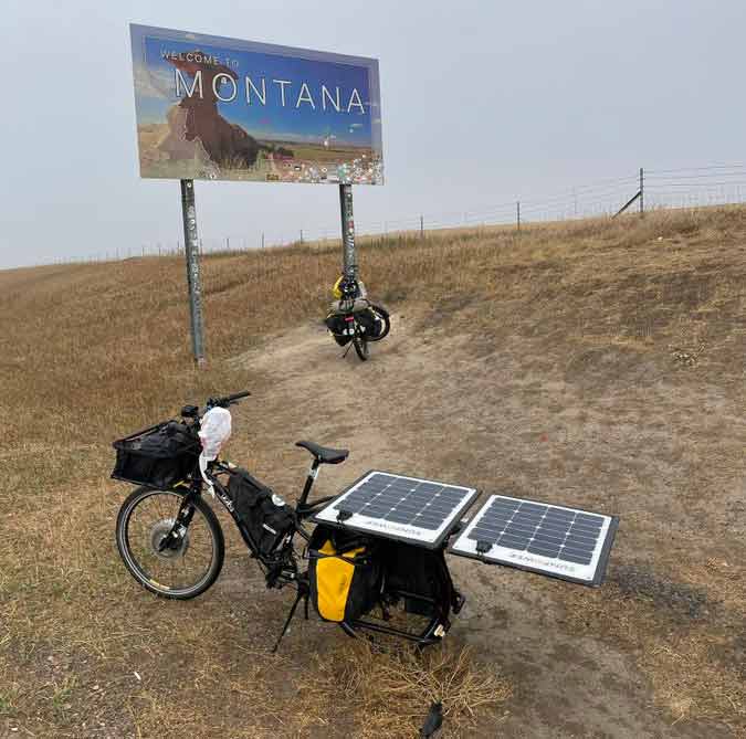 دوچرخه برقی خورشیدی ، پنل حورشیدی دوچرخه برقی