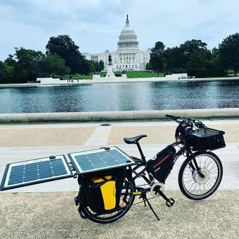 دوچرخه برقی خورشیدی