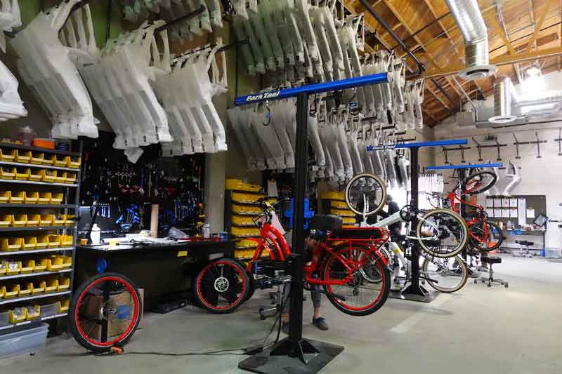 کارگاه ساخت دوچرخه برقی 