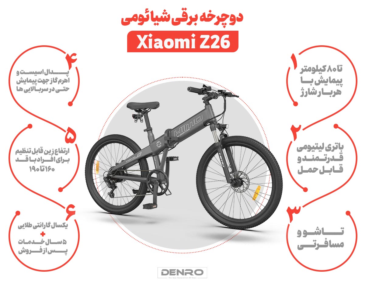 دوچرخه برقی تاشو Z26